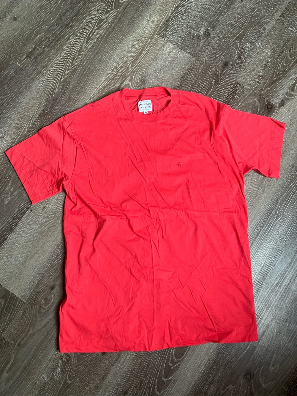 Vintage United Colors Of Benetton Men’s Crew Neck T-Shirt